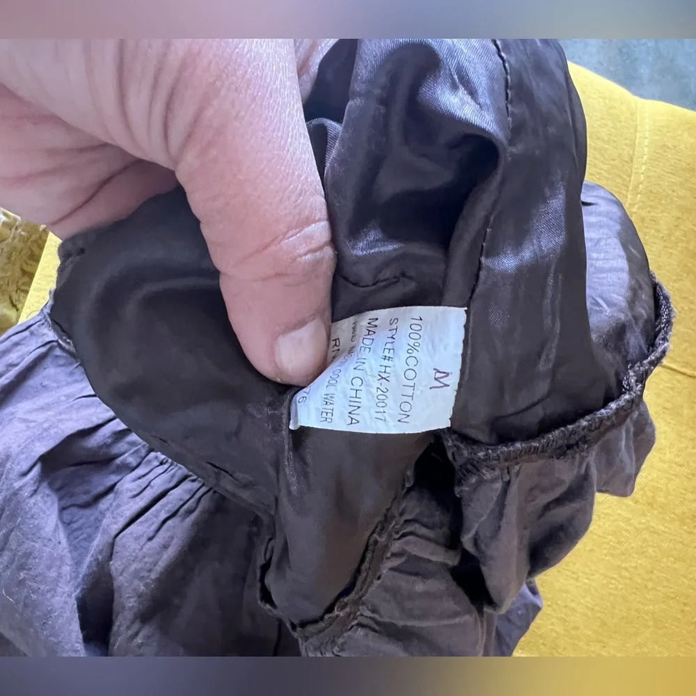 Vintage cotton skirt / size medium - Picture 13 of 14